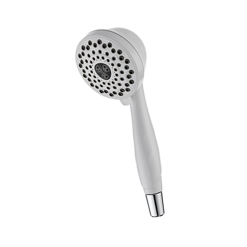 Universal Showering Components Full/Standard Handheld Shower Head, White