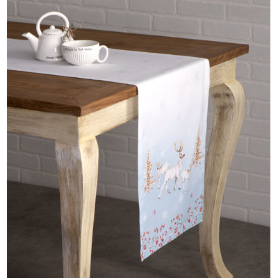 Maison d'Hermine  Fairy Tale Forest 100% Cotton Table Runner - Single Layer - 14.5" x 72"