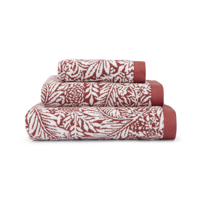 100% Cotton, Hand Towel, Pink Floral