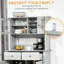 Armoire de rangement, buffet de cuisine avec huche