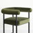 24" Modern Velvet Counter Stool with Arms (Set of 3)-901989850