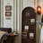 Retro Style Rotating Mirror with Integrated Storage Rack