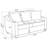 Juwann  Upholstered Sloped Arm Loveseat Beige