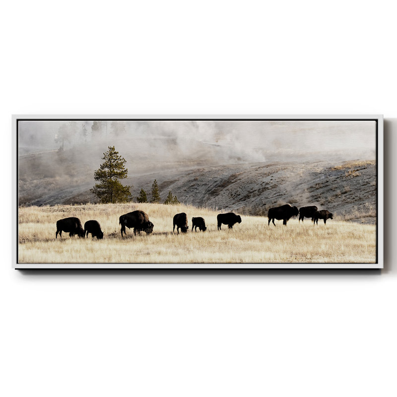 Heading Home- Framed Canvas, 8" H x 20" W