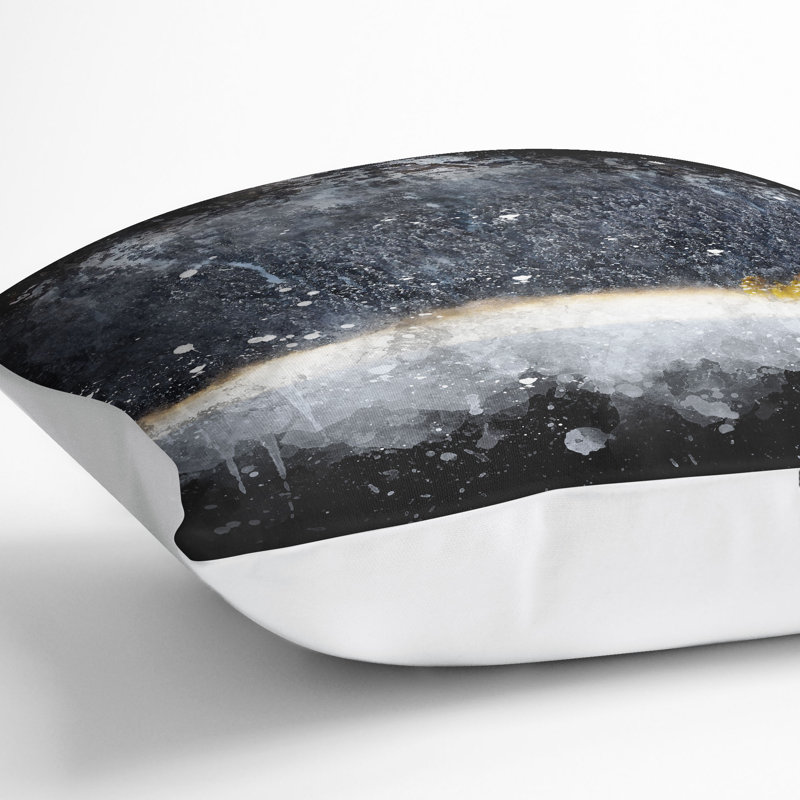 Eibsee Lake in Germany Cushion with Filling, White, 55cm H x 55cm W x 20cm D