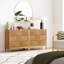 3-Drawer Dresser With Solid Wood Frame And Fluted Details-105904010