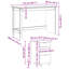 Solid Wood Writing Desk-142152855