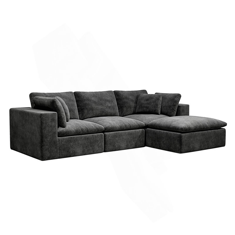 108.3*68.9"Modular Sectional Sofa Seat,Upholstered Compressed Couch