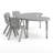 Goddard 35"W x 65"L Half-Moon Plastic Adjustable Activity Table Set - 4 Chairs-134112393