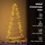 Metal Christmas Tree with Stand Black Steel-969756170