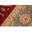 Tapis oriental rouge / beige en laine noué à la main 10 pi 2 po x 14 pi Badar