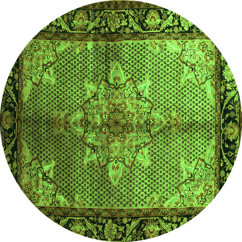 Performance Oriental Indoor Rug, Round 3'