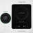 NutriChef Chrome Electric Cooktop