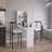 Siena Wall-Mounted Bar Cabinet with Fold-Down Table – White-987763868