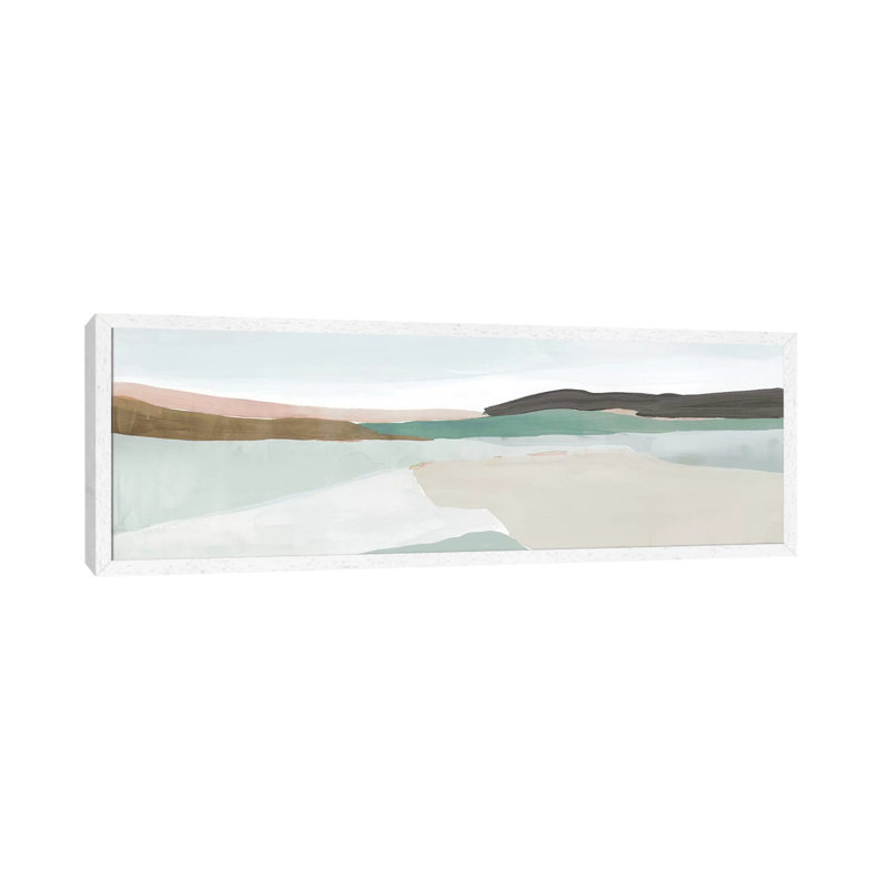 Sole Of The Land I by Isabelle Z - Panoramic Painting on Canvas, White Framed, 121.92 cm H x 40.64 cm W