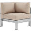 Ensemble de conversation modulaire avec coussins 4 pièces Shore-23592930