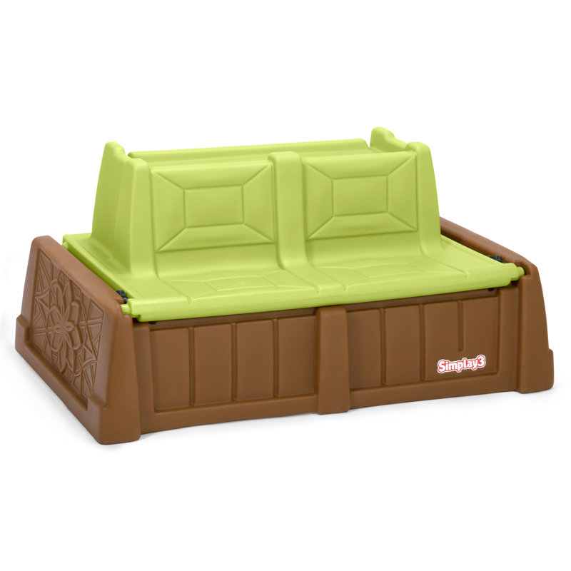 Banc de jeu de sable et d'eau Simplay3, table d'activités 2-en-1
