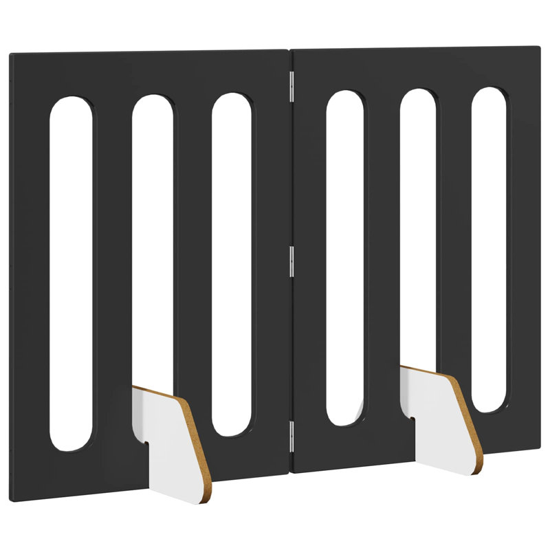Pet Crate, 80cm H x 482cm W x 34cm D, Black