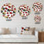 Fruit And Leaves Minimalism II - Mid-Century Modern Wall Clock 1-769887724