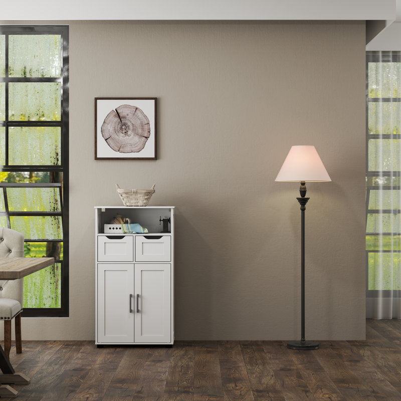 Farmhouse Storage Cabinet with Adjustable Shelves