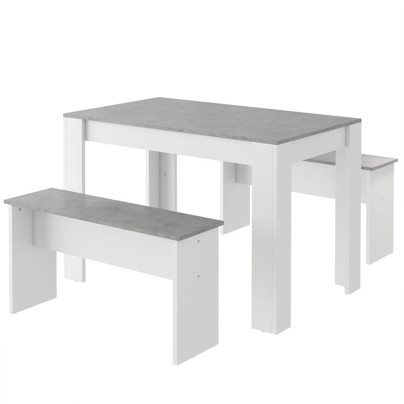 Liese 4 - Person Dining Set, Grey