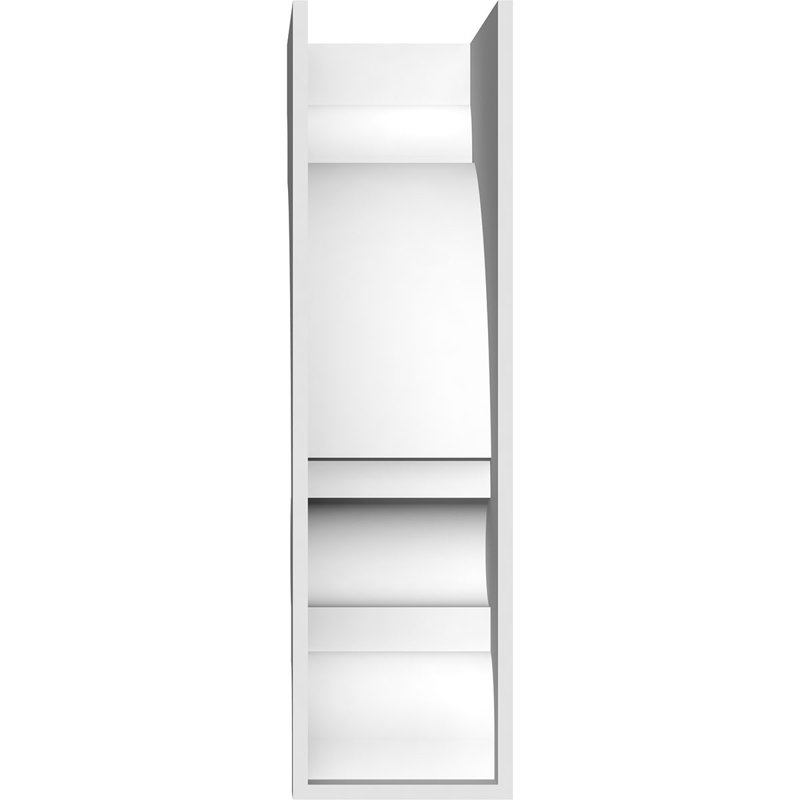 Corbeau en PVC standard de qualité architecturale Diane, H 20 po x l 5 po x P 10 po
