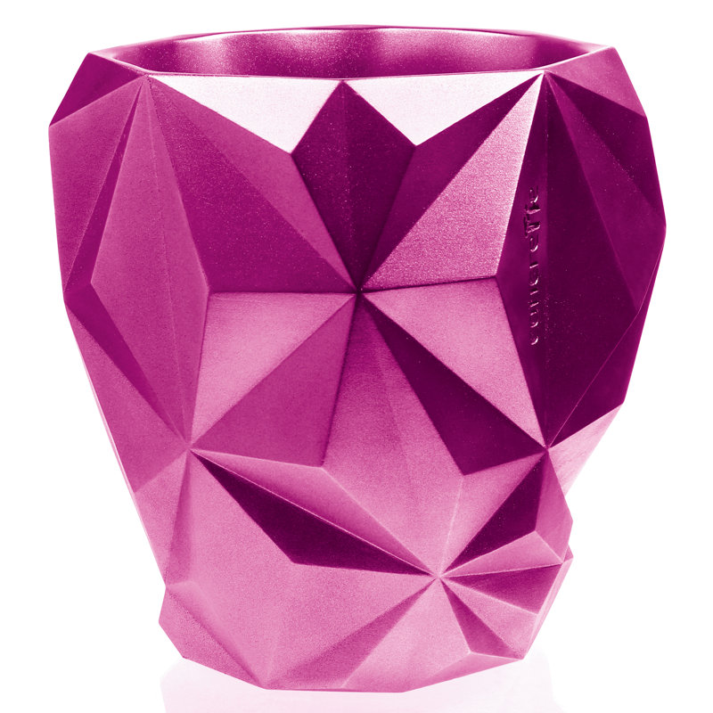 Handmade Planter, Pink Metallic
