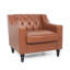 Fauteuil club chic avec capitonnage à boutons et pi