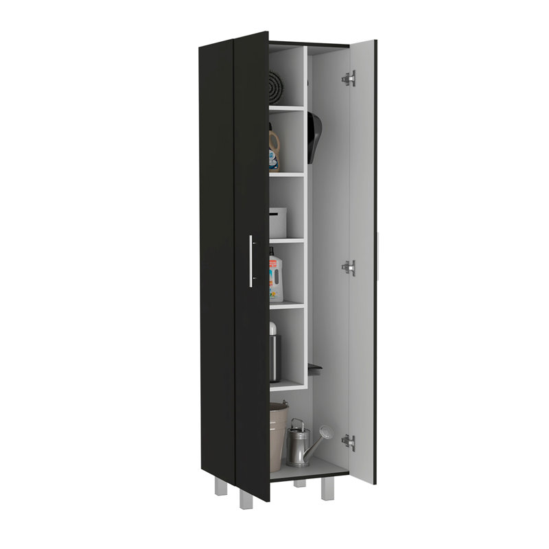 Garde-robe Closet, chambre, Blanc/Noir