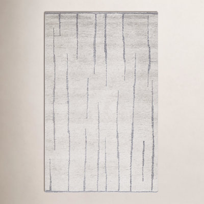 Ivory Hand-Tufted Geometric Rug