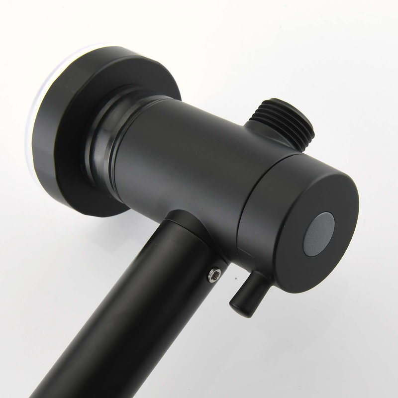 Complete Shower System with Rough in-Valve, Matte Black