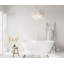 Baignoire de 67 pouces en blanc brillant avec garniture-105506257