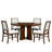 Solid Wood Round Dining Table Set for 4-1078266590