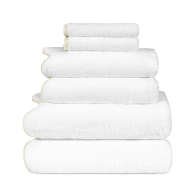 Antalya 6 Piece Turkish Cotton Towel Set