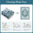 Area Rugs For Living Room, Blue Washable Rug For Bedroom Office Indoor, Vintage Boho Carpet, Soft Non-Slip Backing Low Pile Rug For Dining Room Kitchen Nursery