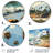 Coastal U.S. States & Territories Wall Decor on Metal