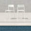 Chaise d'appoint de patio empilable Vowa-87470928