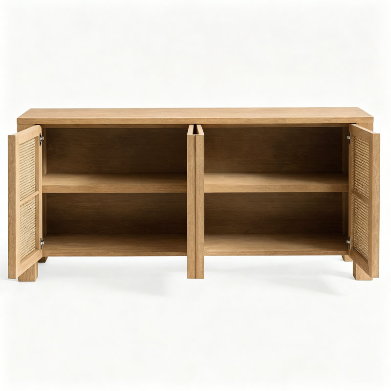 Buffet simple de grande capacité, 33.46" H x 59.06" W x 15.75" D