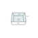 The Renovators Supply Inc. 18.31'' Gloss Vitreous China Square Bathroom Sink with Faucet and Overflow