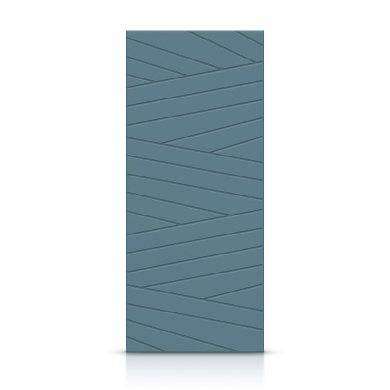 Panelled Manufactured Wood Standard Door, Dignity Blue, 24" x 80"