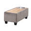 Console de rangement avec repose-pieds Madison