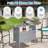 Avik Rectangular Wicker/Rattan Outdoor Bar Table