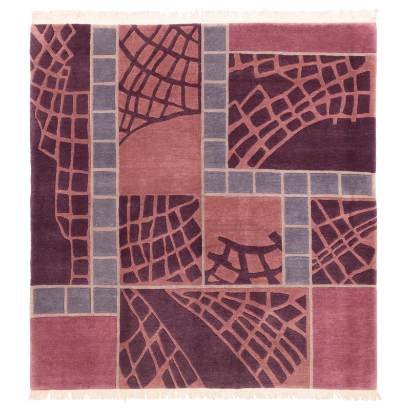 Tapis mauve Opulence 7 pi 10 po x 7 pi 10 po