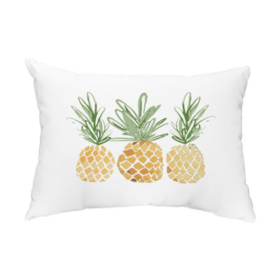 Outdoor Reversible Throw Pillow