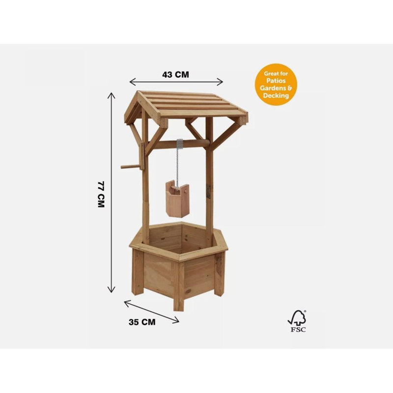 Tarek Wood Wishing Well