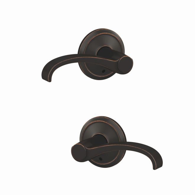Levier Whitney personnalisé avec garniture Alden, Bronze vieilli