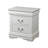 3pc King Bedroom Set, White, 2 Nightstands
