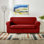 Coussin moelleux et moderne