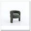 Fauteuil d'appoint moderne, fauteuil d'appoint contemporain en tissu Boucle-1899999511