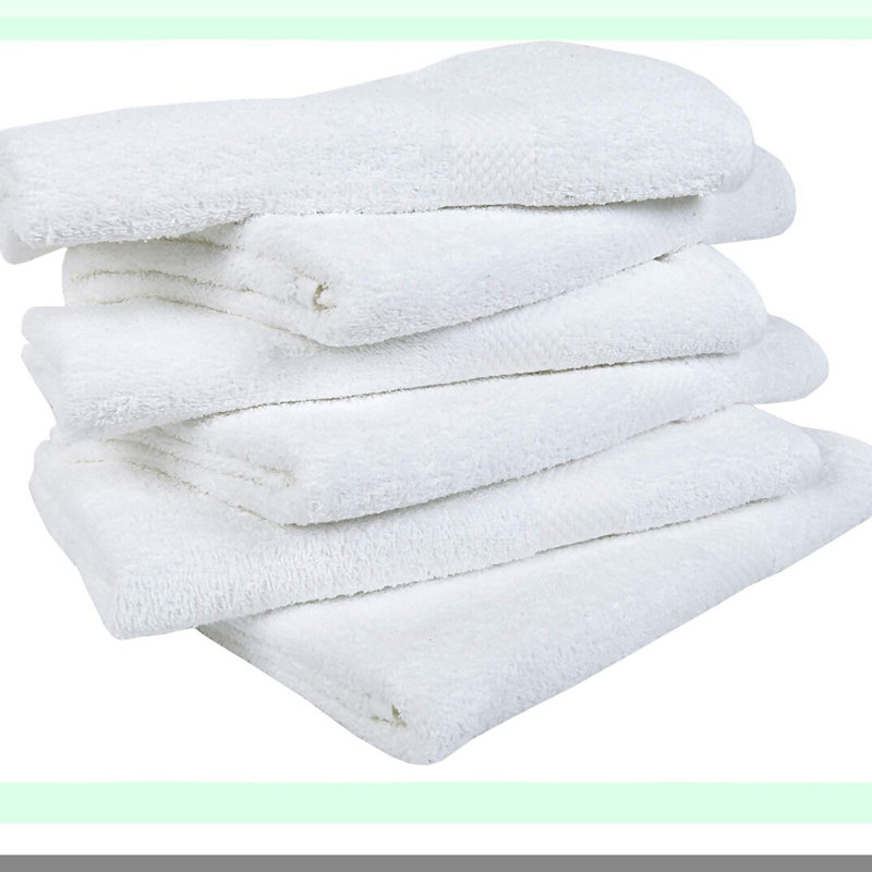 UltraSoft Quick-Dry Cotton Bath Towels - 6 Pack, 24x48 inches, High Absorbency, Lightweight, Ideal for Home, Spa, Hotels, and Pools